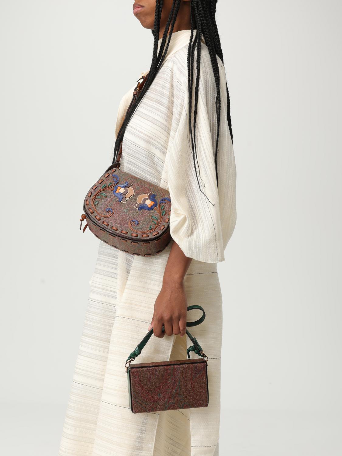 ETRO SHOULDER BAG: Handbag woman Etro, Forest Green - Img 2