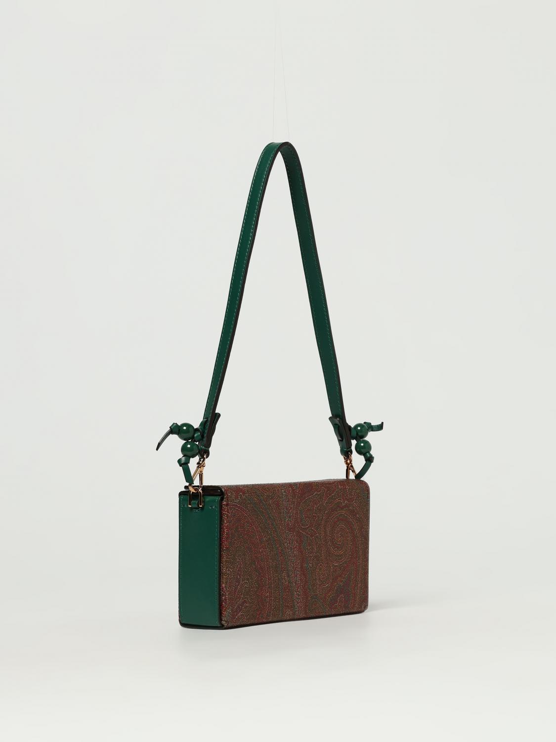 ETRO SHOULDER BAG: Handbag woman Etro, Forest Green - Img 3