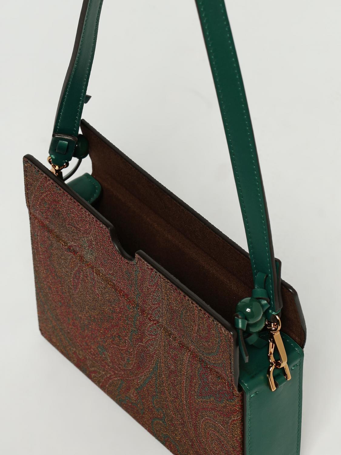 ETRO SHOULDER BAG: Handbag woman Etro, Forest Green - Img 5