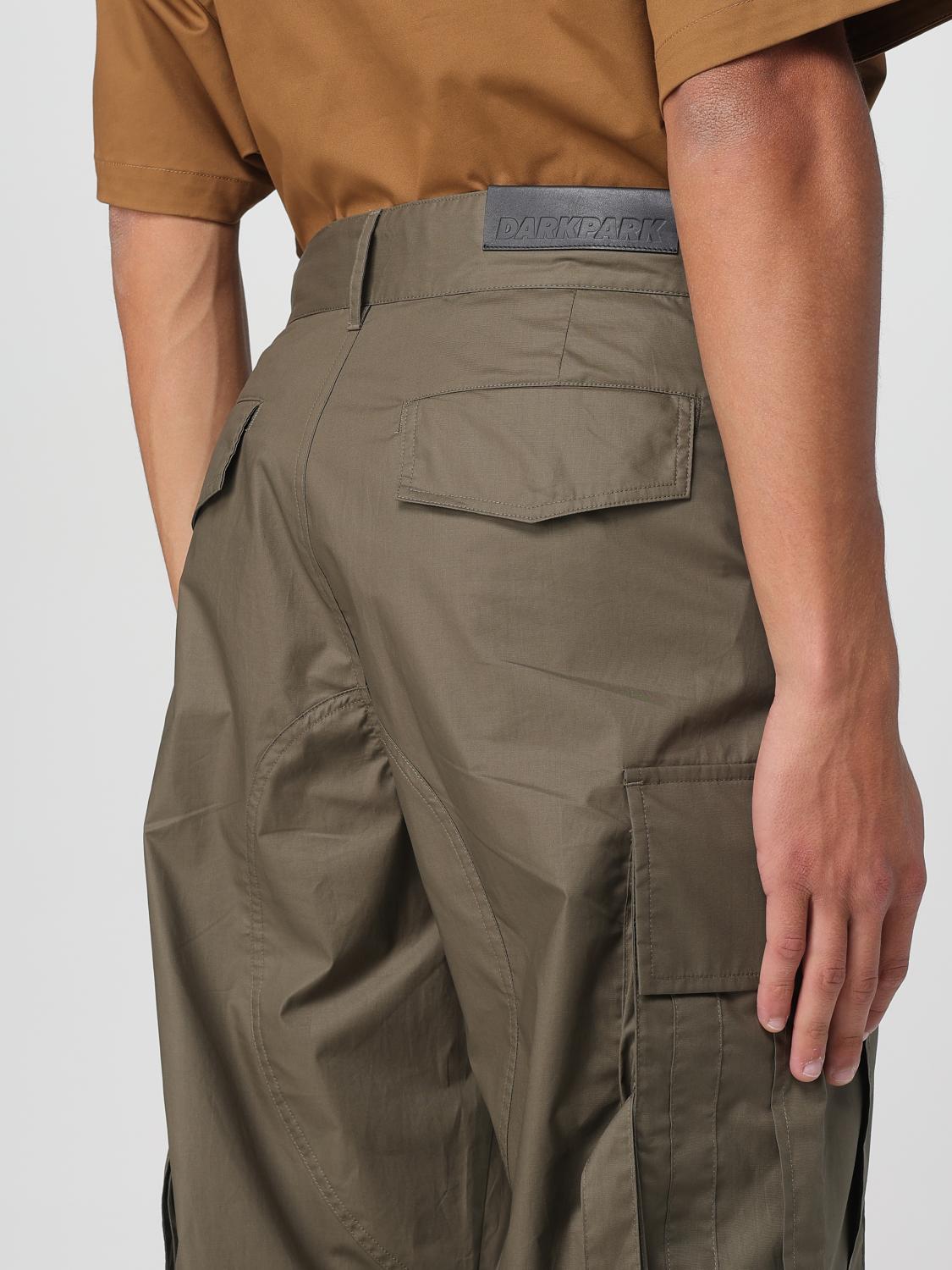 DARKPARK PANTALONI: Pantalone cargo Darkpark in cotone , Verde - Img 4