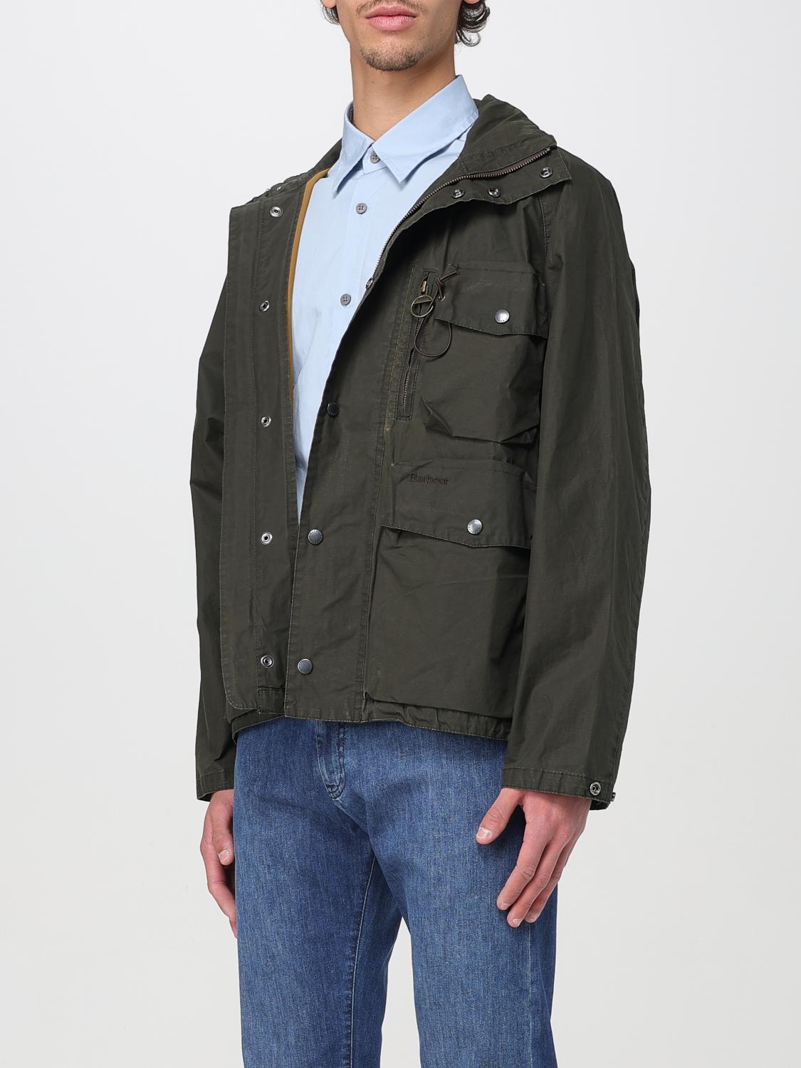 BARBOUR JACKET: Waxed Cotton Jacket Barbour, Green - Img 3