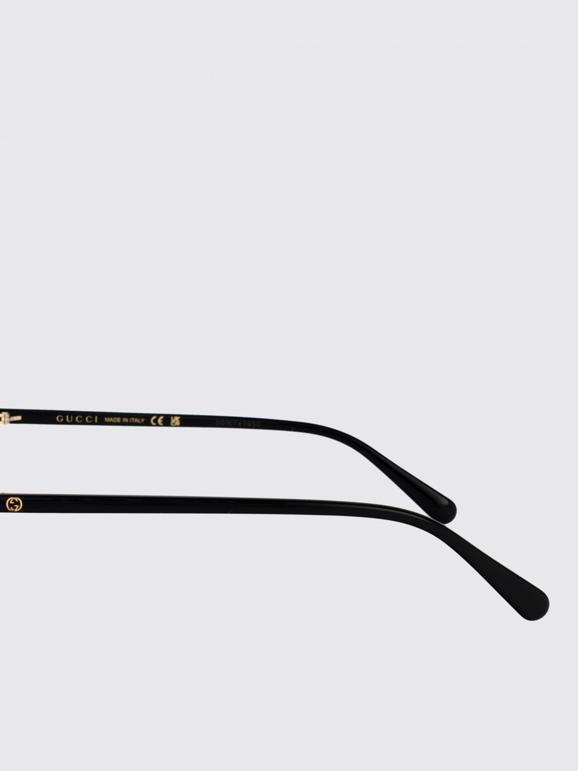 GUCCI OPTICAL FRAMES: Acetate Eyeglasses Gucci, Black - Img 4