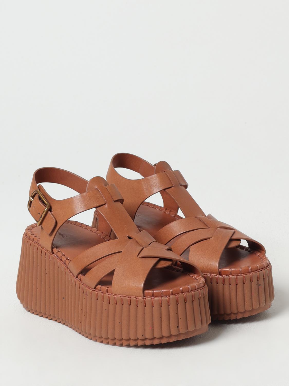 CHLOÉ SANDALEN MIT ABSATZ: Sandalen mit absatz damen ChloÉ, Braun - Img 2