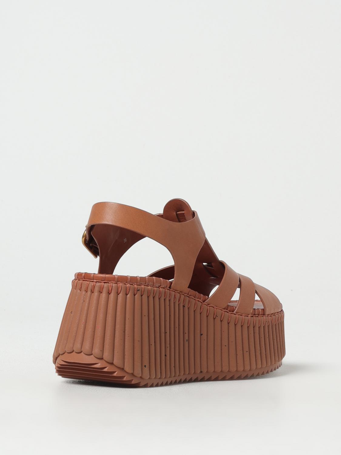 CHLOÉ SANDALEN MIT ABSATZ: Sandalen mit absatz damen ChloÉ, Braun - Img 3