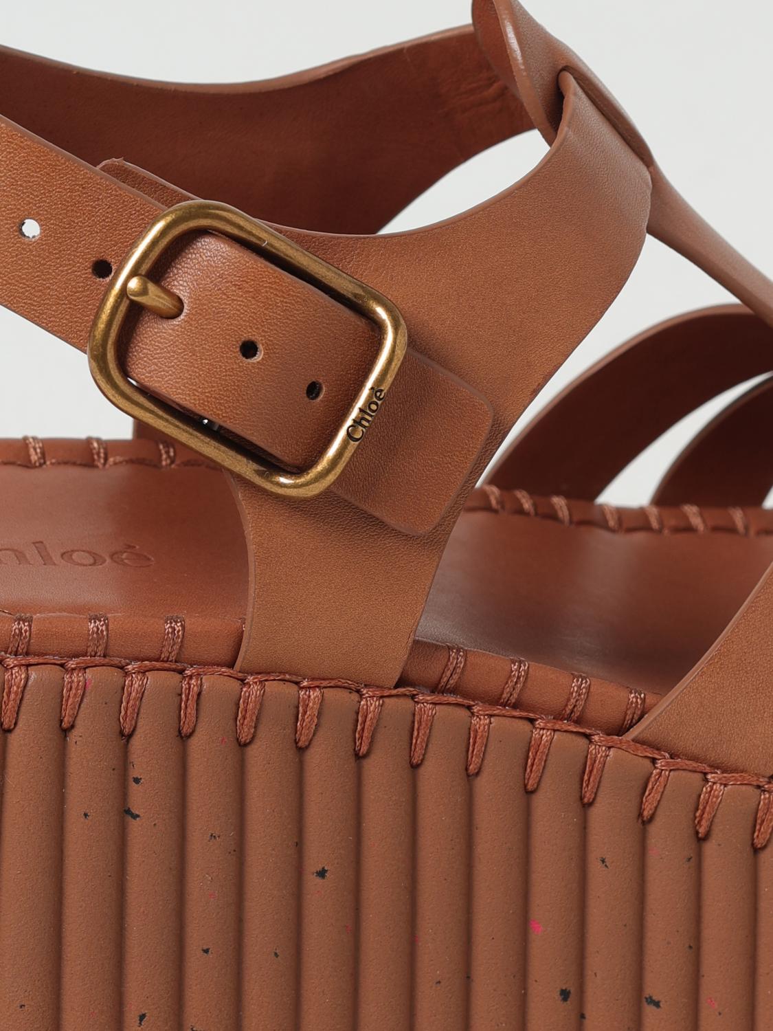CHLOÉ SANDALEN MIT ABSATZ: Sandalen mit absatz damen ChloÉ, Braun - Img 4