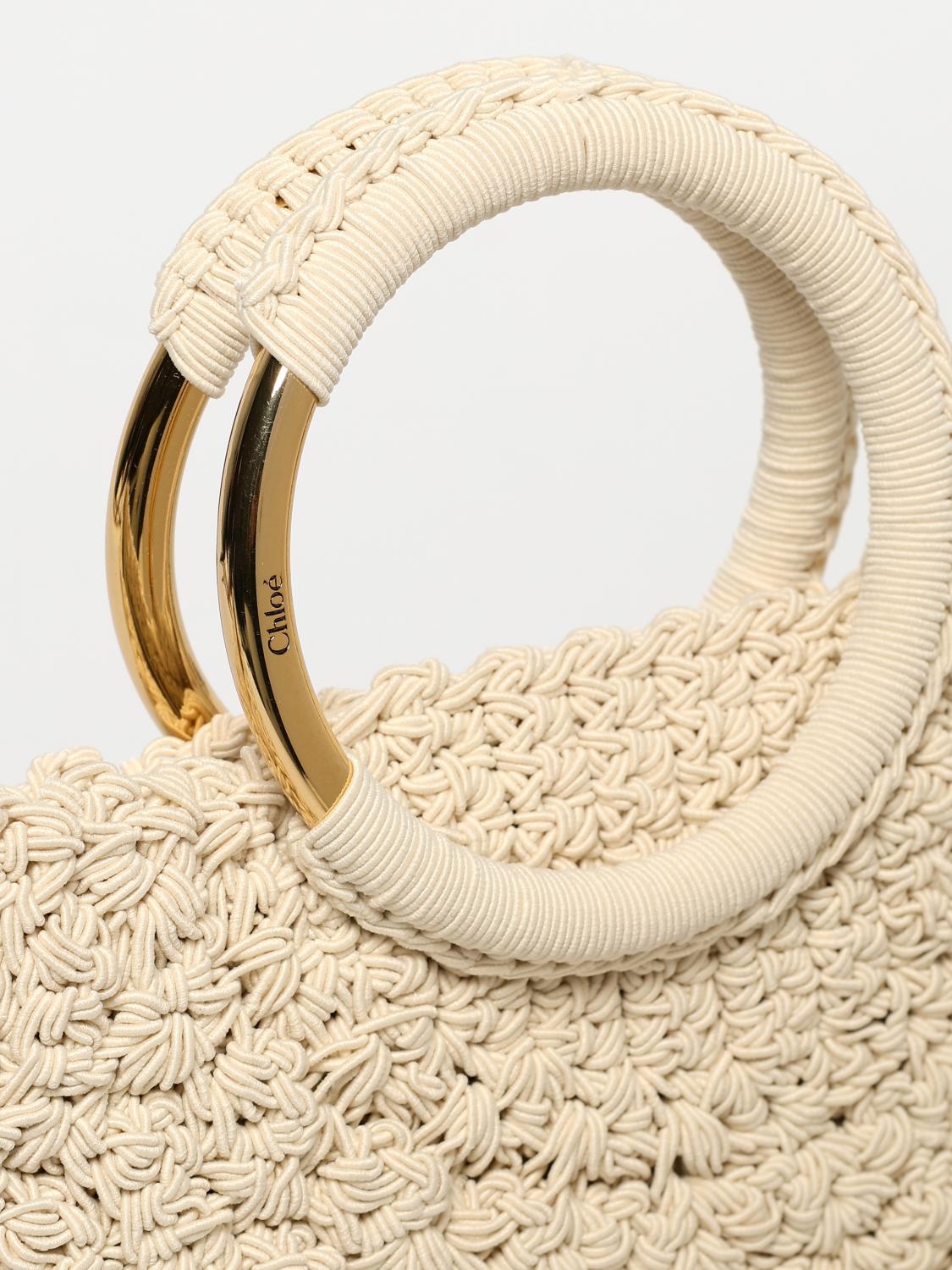 CHLOÉ HANDTASCHE: Handtasche damen ChloÉ, Weiß - Img 4
