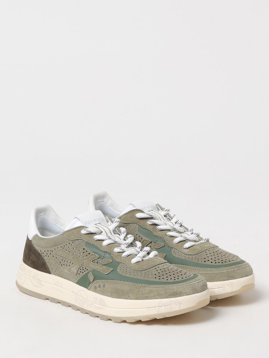 PREMIATA BASKETS: Baskets homme Premiata, Vert - Img 2