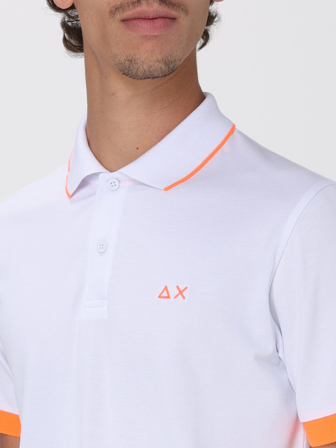 SUN68 POLO SHIRT: Polo shirt men SUN68, White - Img 3