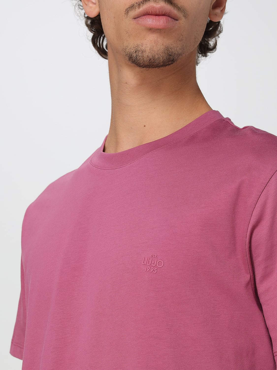 LIU JO CAMISETA: Camiseta hombre Liu Jo, Azul Claro - Img 3