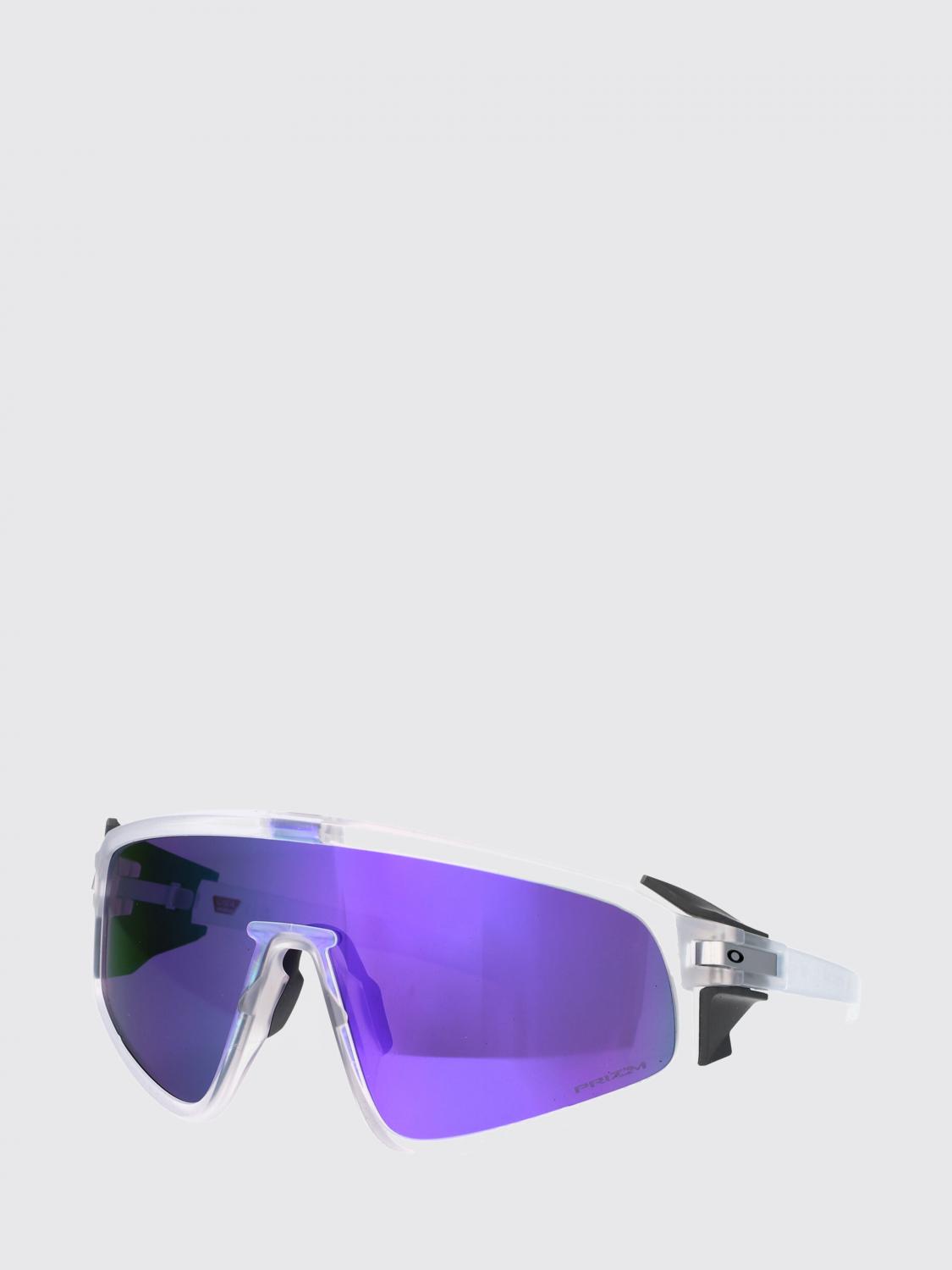 OAKLEY SUNGLASSES: Shield Acetate Sunglasses Oakley, White - Img 1