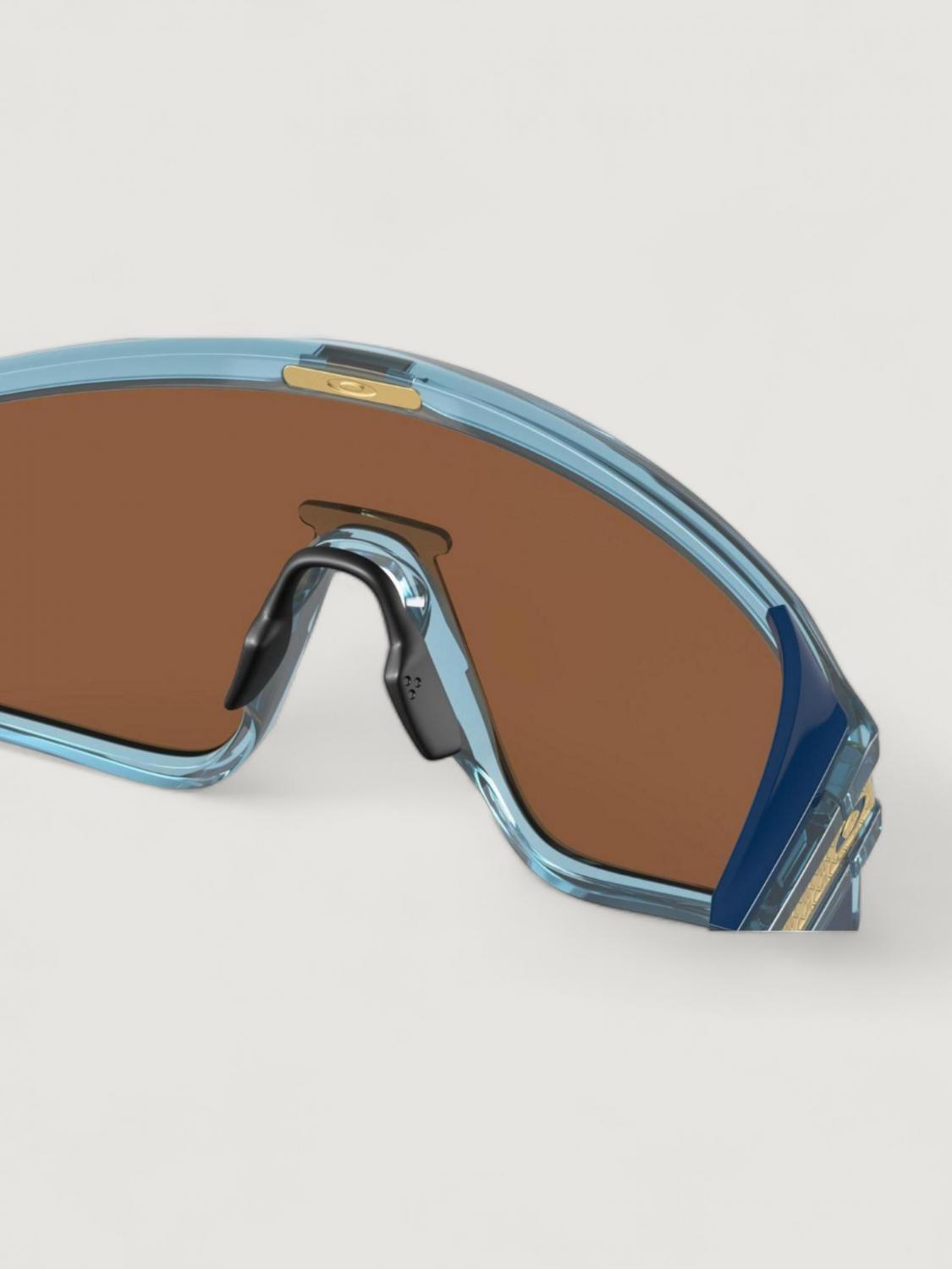 OAKLEY OCCHIALI DA SOLE: Occhiali da sole in acetato a mascherina Oakley, Celeste - Img 4
