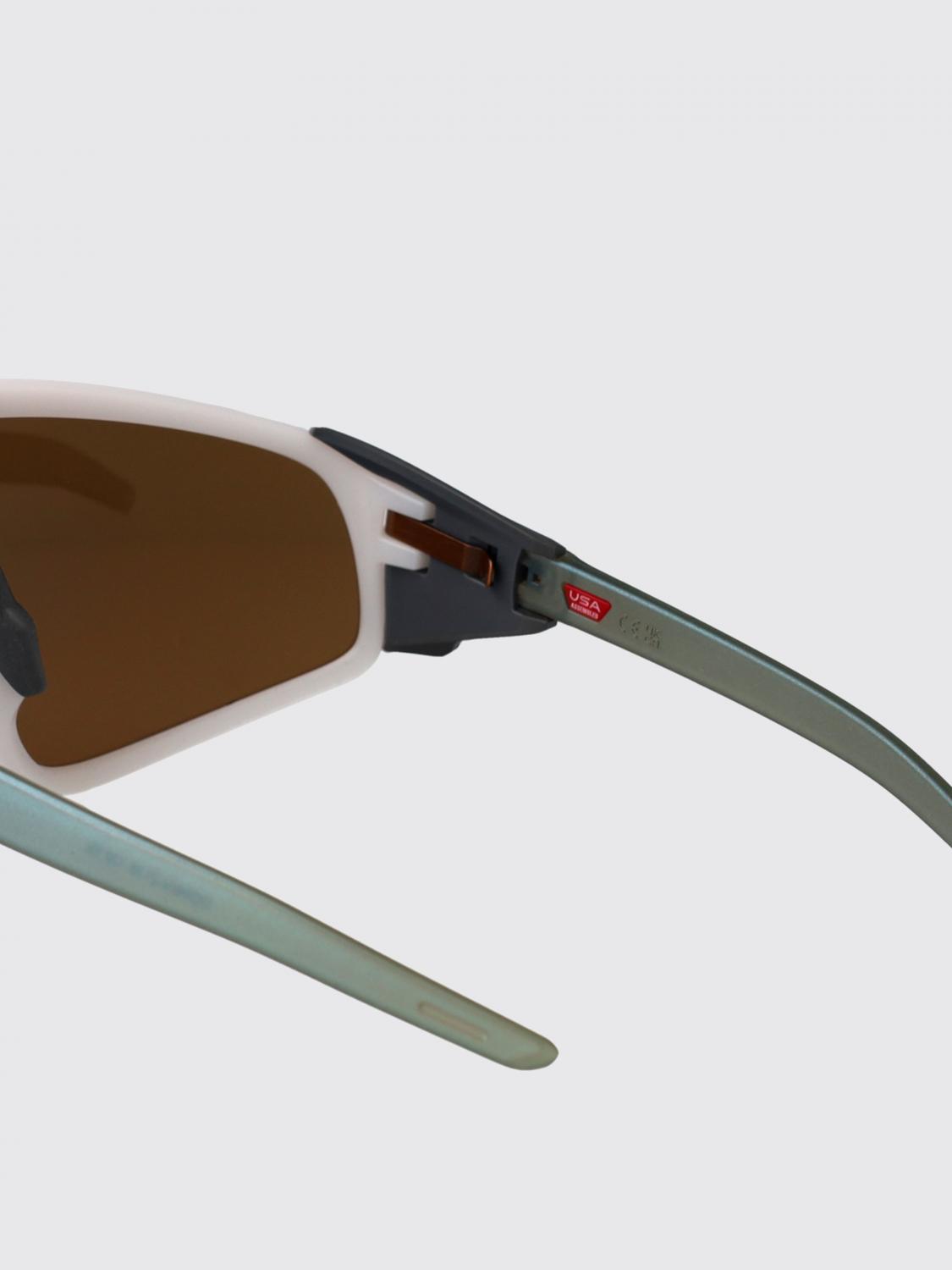 OAKLEY OCCHIALI DA SOLE: Occhiali da sole in acetato a mascherina Oakley, Bianco 1 - Img 4