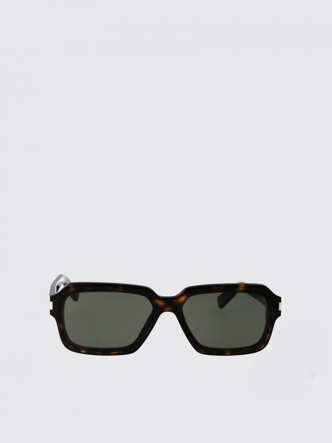 SAINT LAURENT OCCHIALI DA SOLE: Occhiali da sole SL 611 Saint Laurent in acetato , Marrone - Img 2