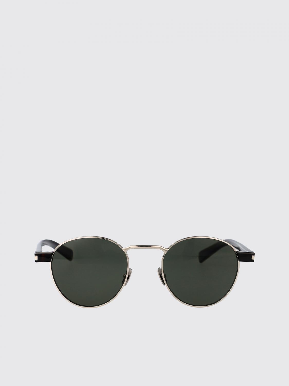 SAINT LAURENT OCCHIALI DA SOLE: Occhiali da sole SL 707 Saint Laurent in acetato e metallo , Silver - Img 2