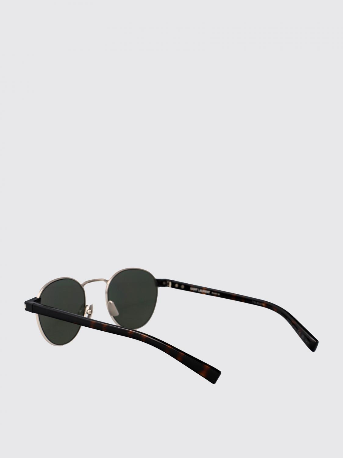 SAINT LAURENT OCCHIALI DA SOLE: Occhiali da sole SL 707 Saint Laurent in acetato e metallo , Silver - Img 3