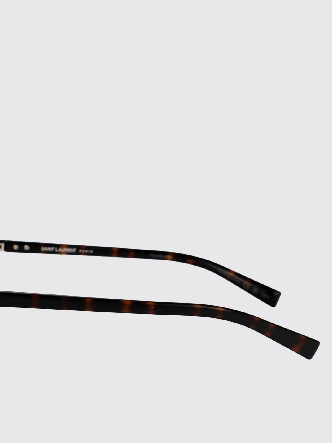 SAINT LAURENT OCCHIALI DA SOLE: Occhiali da sole SL 707 Saint Laurent in acetato e metallo , Silver - Img 4