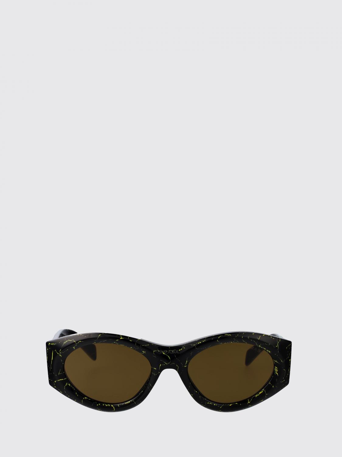 PRADA OCCHIALI DA SOLE: Occhiali da sole 0PR20ZS Prada in acetato , Nero - Img 2