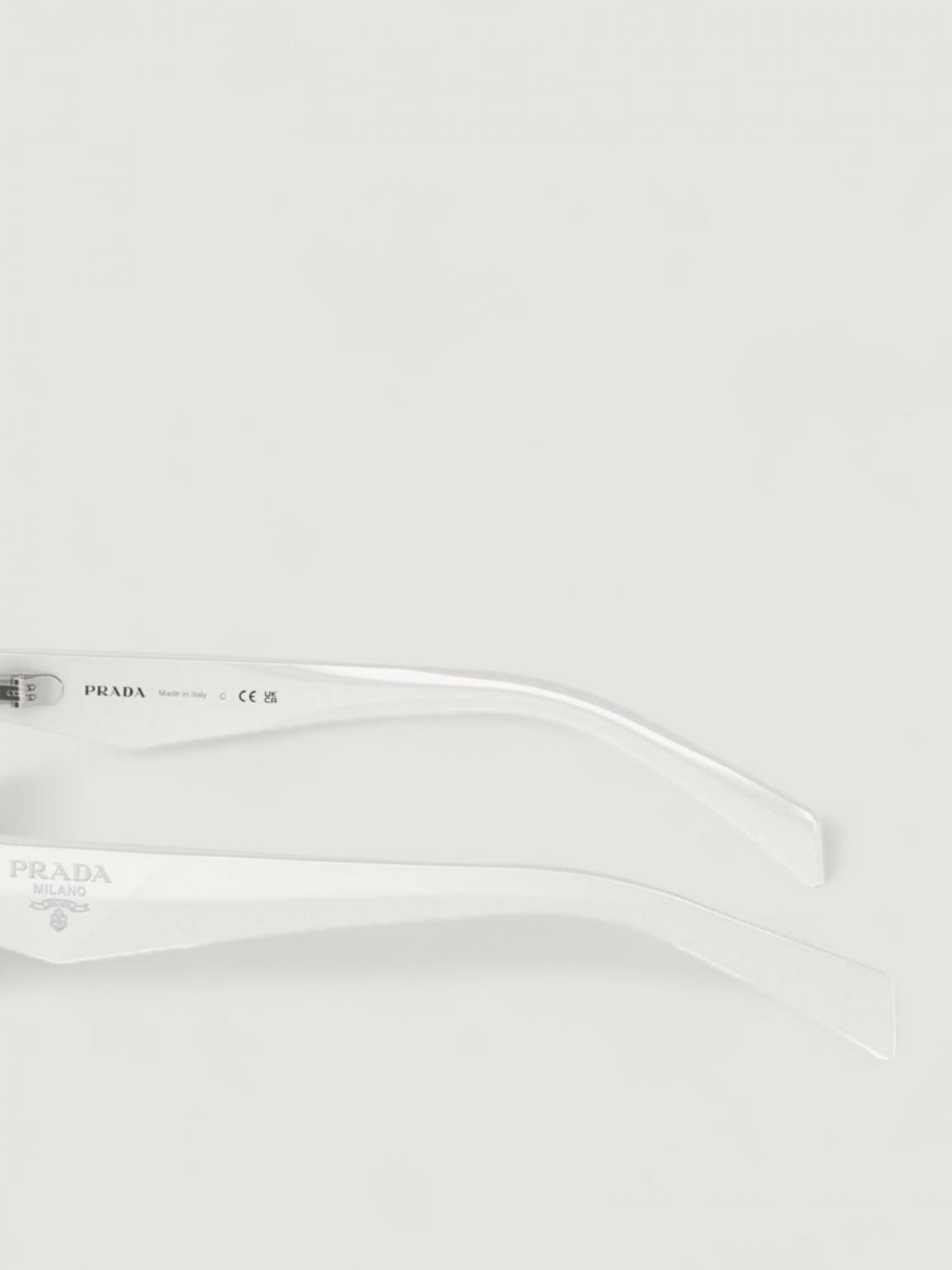 PRADA GAFAS DE SOL: Gafas de sol Prada de acetato, Blanco - Img 3