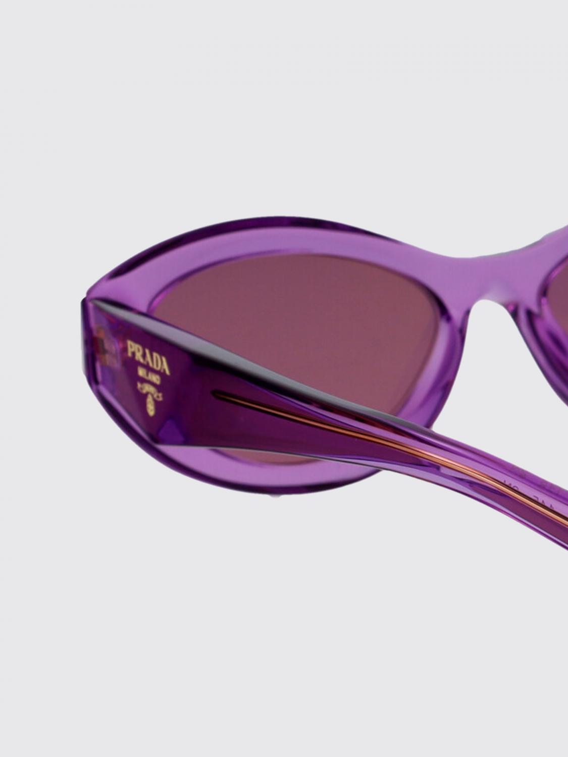 PRADA GAFAS DE SOL: Gafas de sol Prada de acetato, Violeta - Img 4