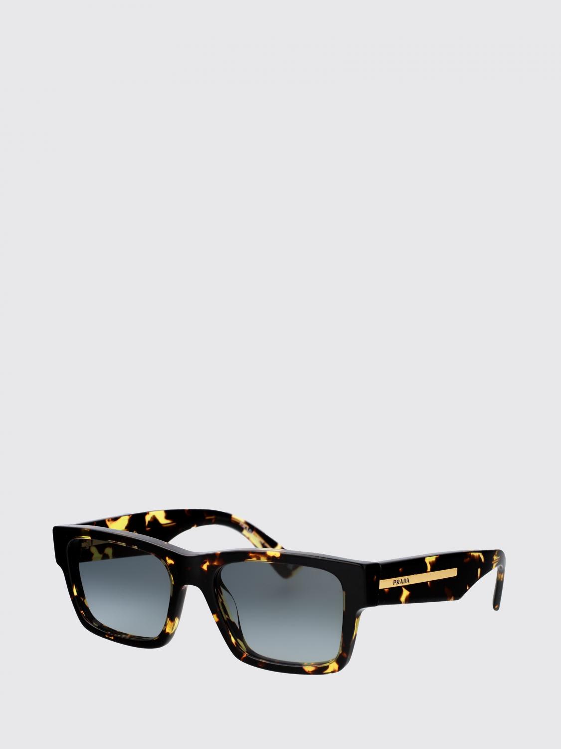PRADA SUNGLASSES: 0PR25ZS Acetate Sunglasses Prada, Brown - Img 1