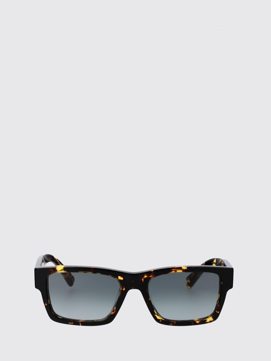 PRADA SUNGLASSES: 0PR25ZS Acetate Sunglasses Prada, Brown - Img 2