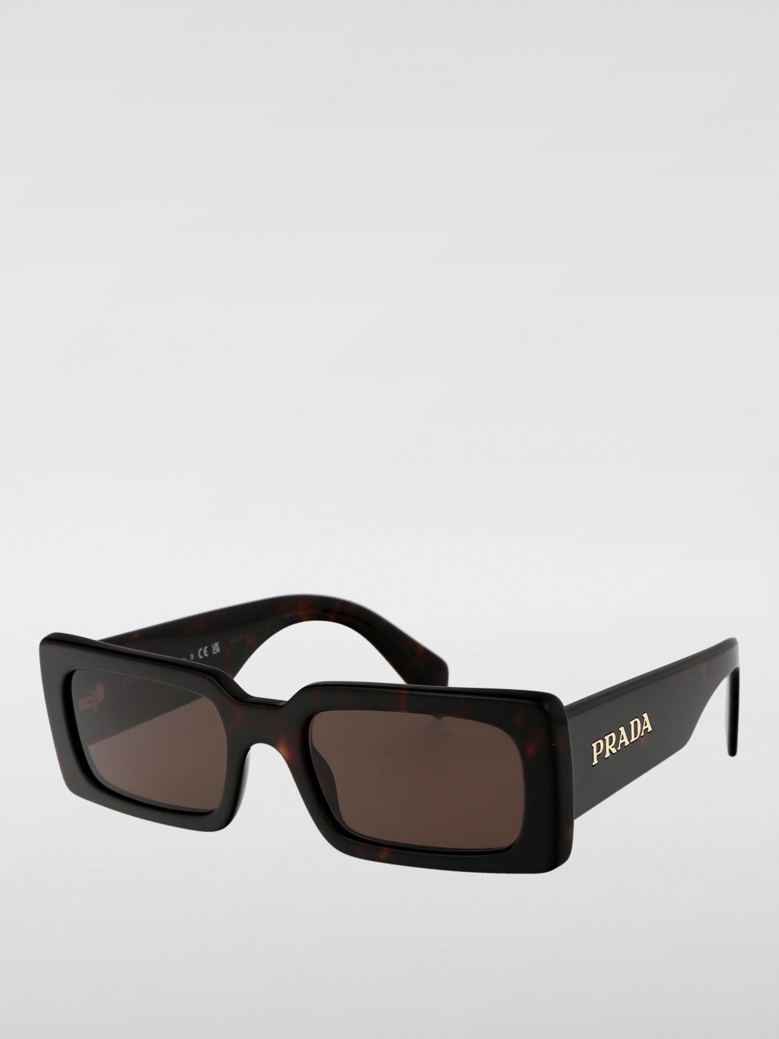 PRADA GAFAS DE SOL: Gafas de sol Prada de acetato, Marrón - Img 1