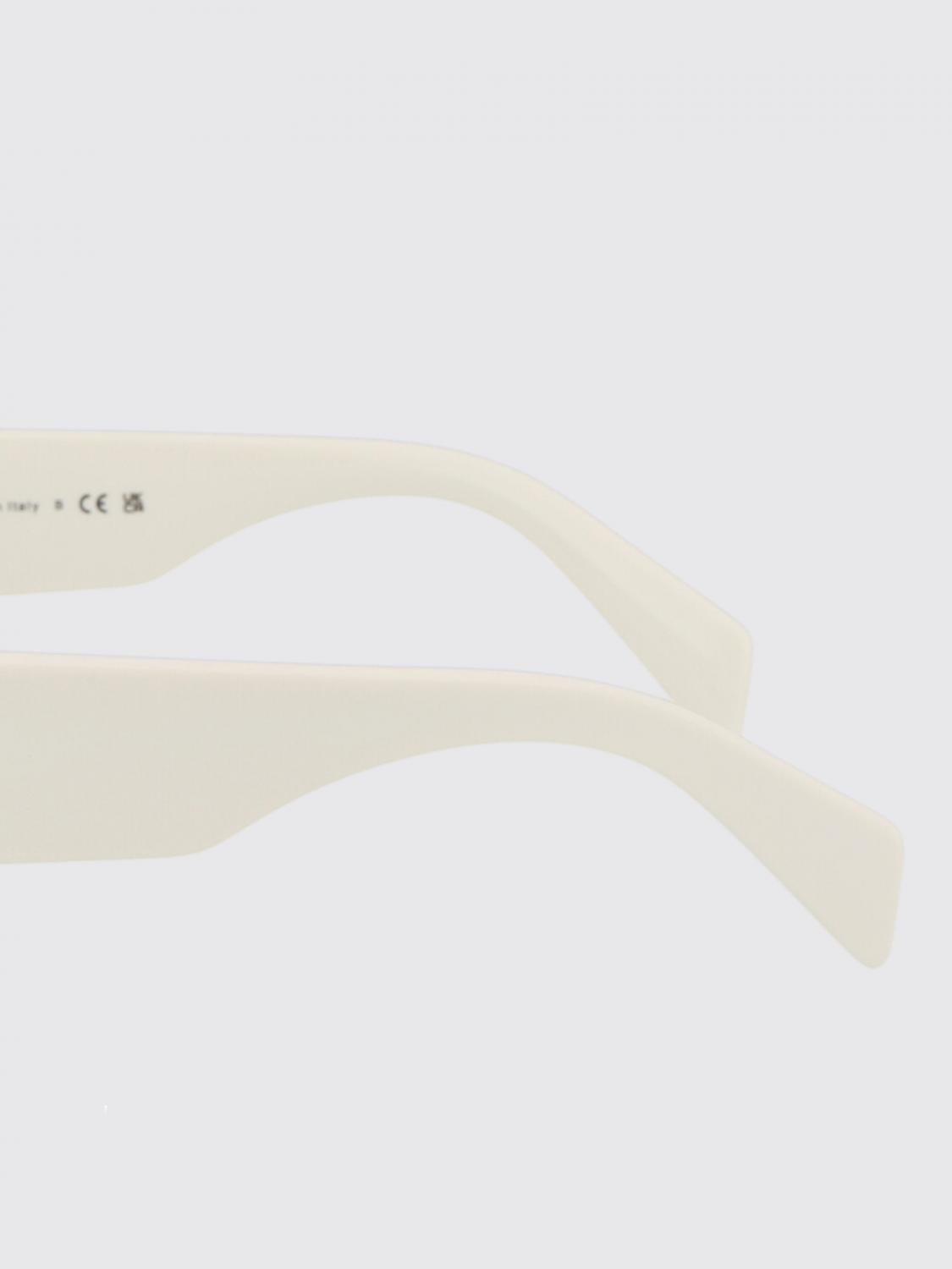 PRADA GAFAS DE SOL: Gafas de sol Prada de acetato, Blanco - Img 3