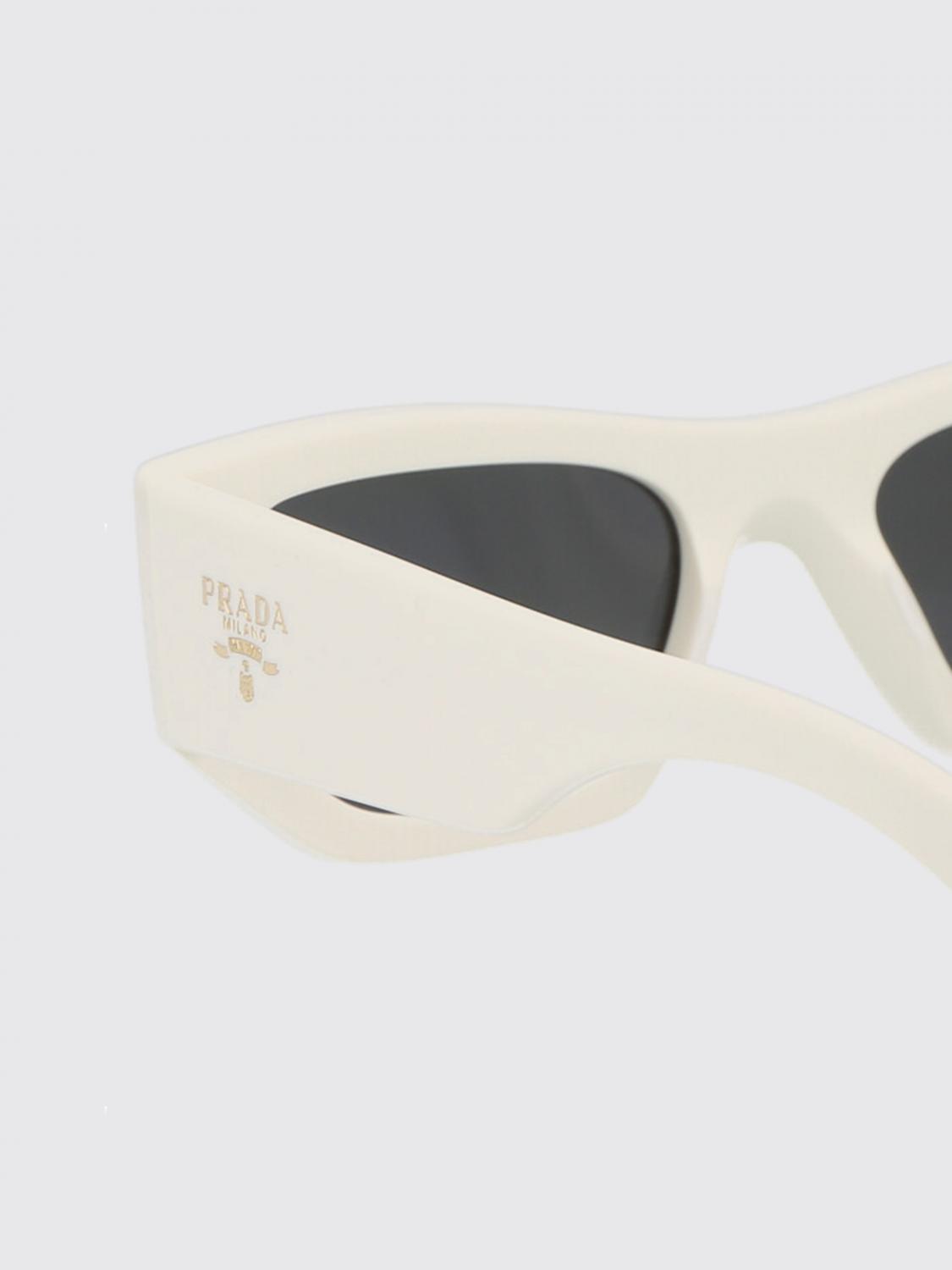 PRADA GAFAS DE SOL: Gafas de sol Prada de acetato, Blanco - Img 4
