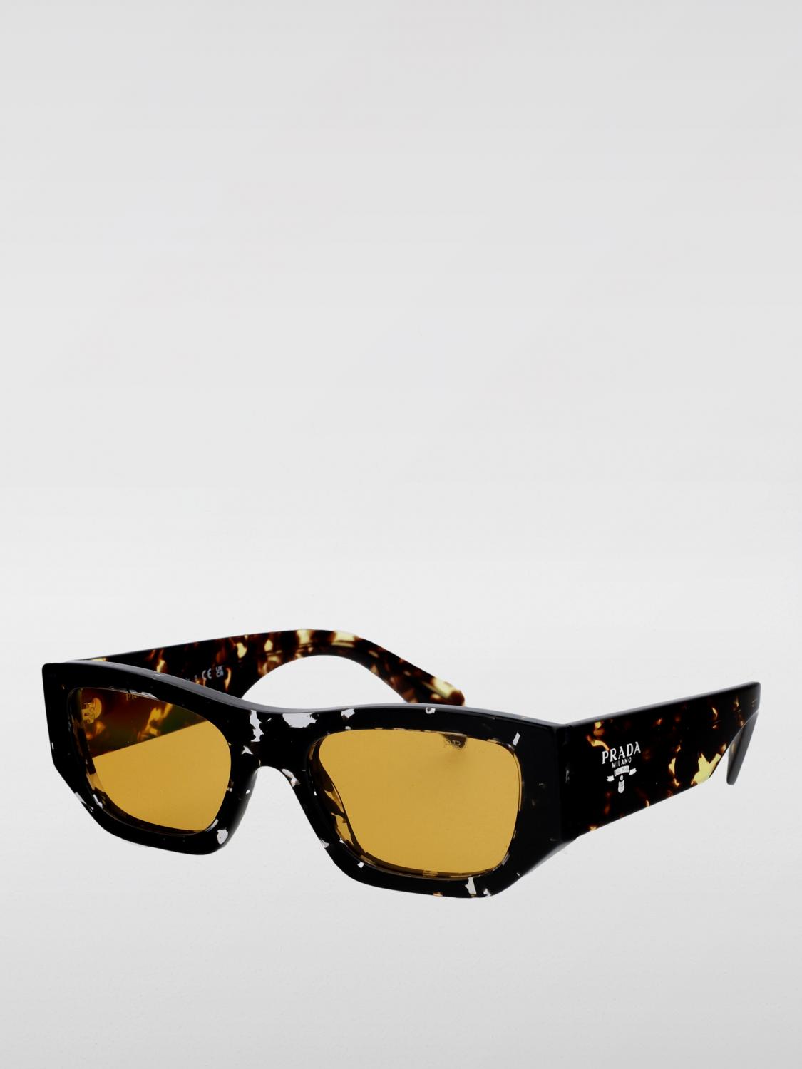 PRADA GAFAS DE SOL: Gafas de sol Prada de acetato, Marrón - Img 1