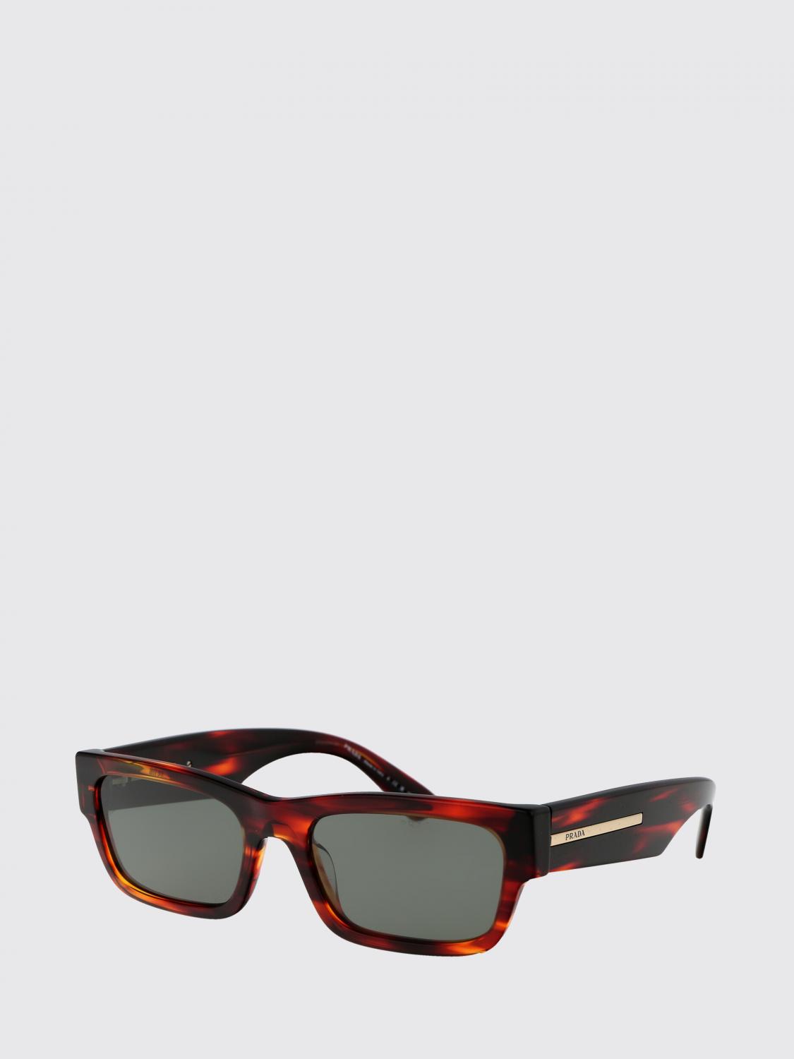 PRADA サングラス: Prada アセテートサングラス, ブラウン - Img 1