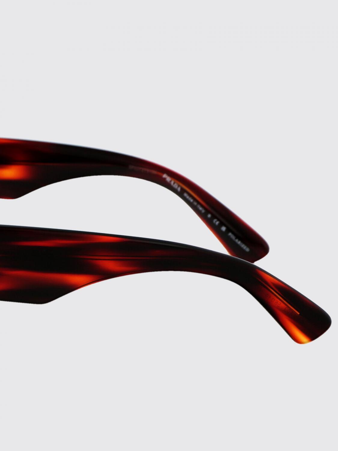 PRADA サングラス: Prada アセテートサングラス, ブラウン - Img 3