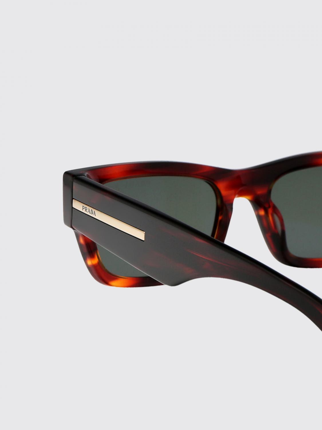 PRADA サングラス: Prada アセテートサングラス, ブラウン - Img 4