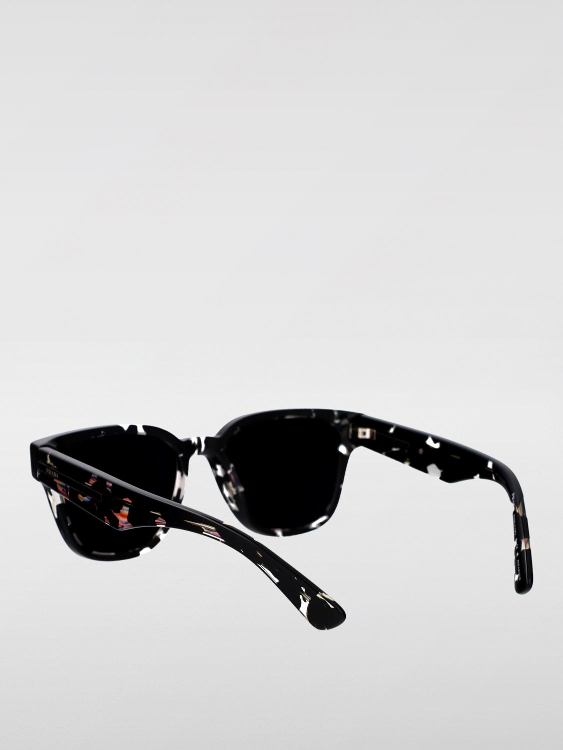 PRADA SUNGLASSES: Prada Acetate Sunglasses, Brown - Img 3