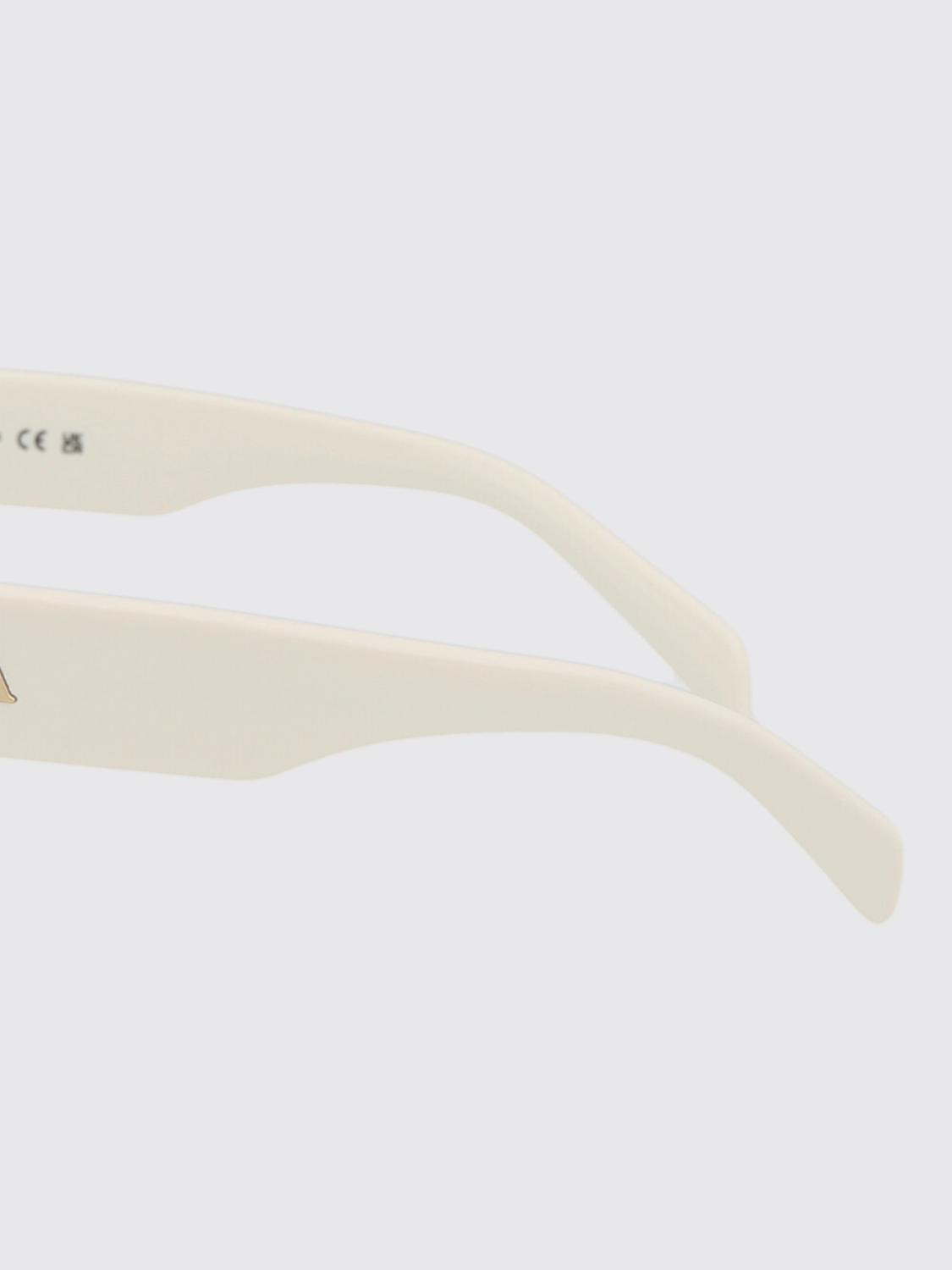 PRADA GAFAS DE SOL: Gafas de sol Prada de acetato, Blanco - Img 3
