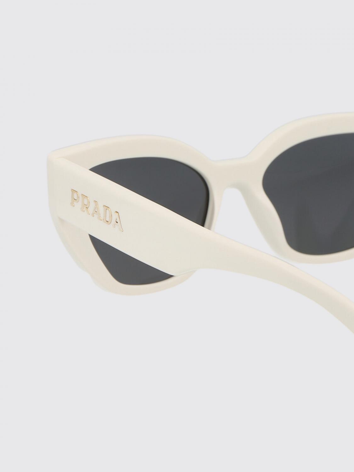 PRADA GAFAS DE SOL: Gafas de sol Prada de acetato, Blanco - Img 4