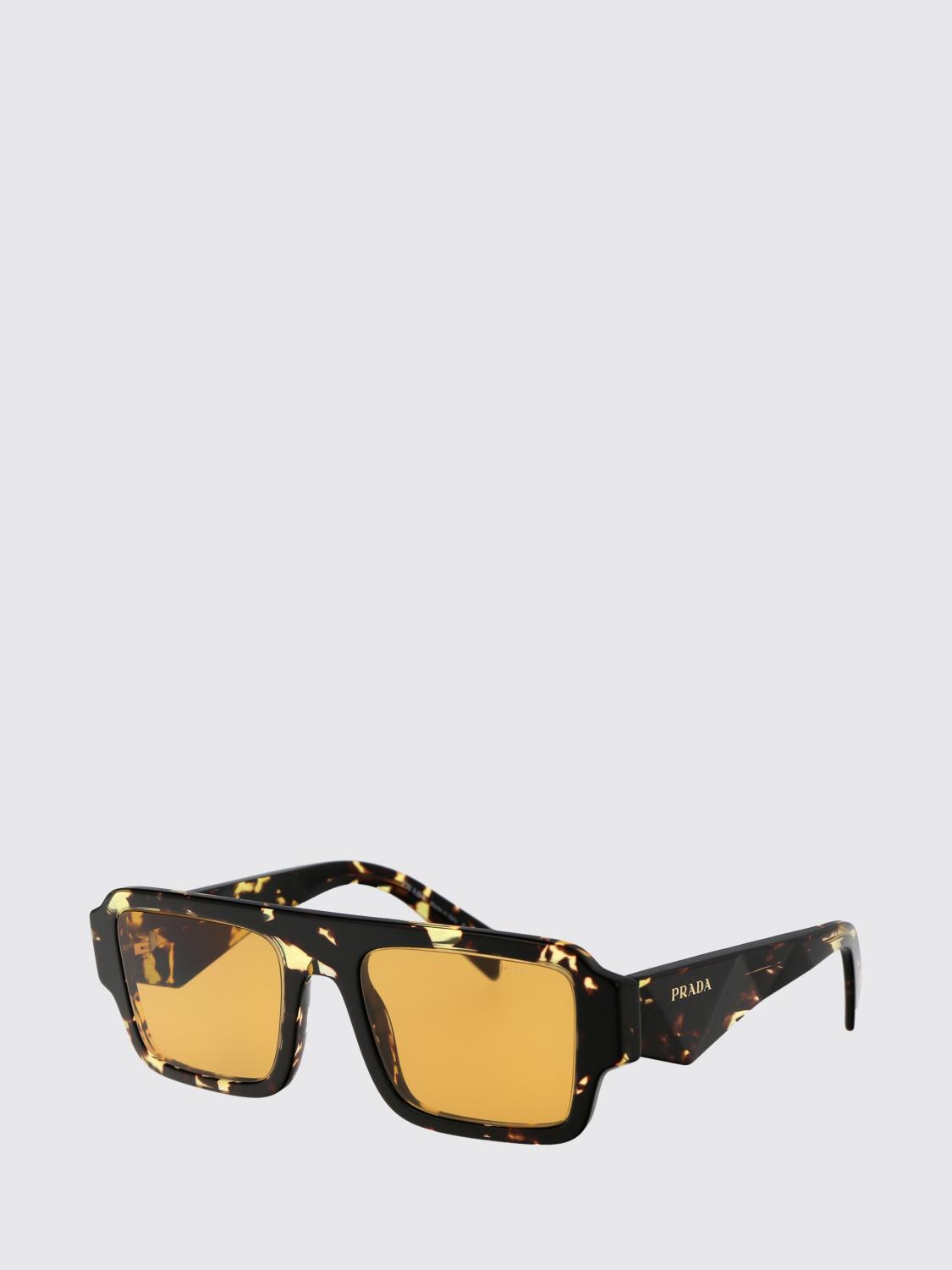 PRADA 선글라스: Prada 0PRA05S 아세테이트 선글라스, 브라운 - Img 1