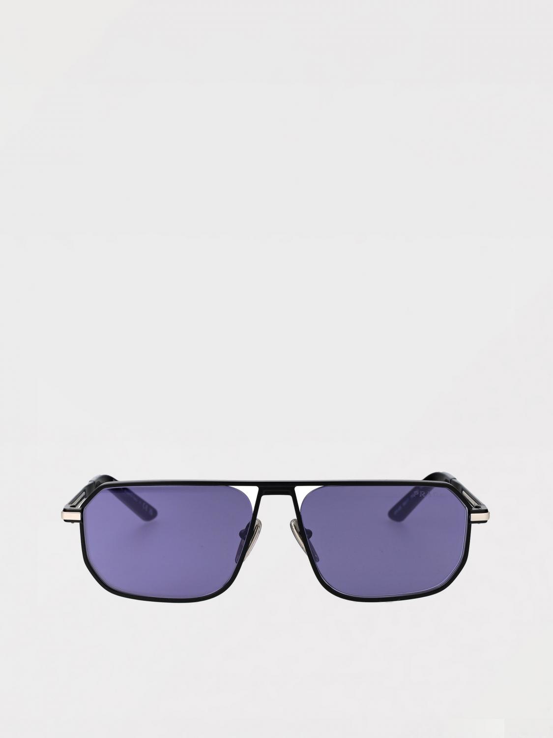 PRADA サングラス: Prada メタルサングラス, ブラック - Img 2