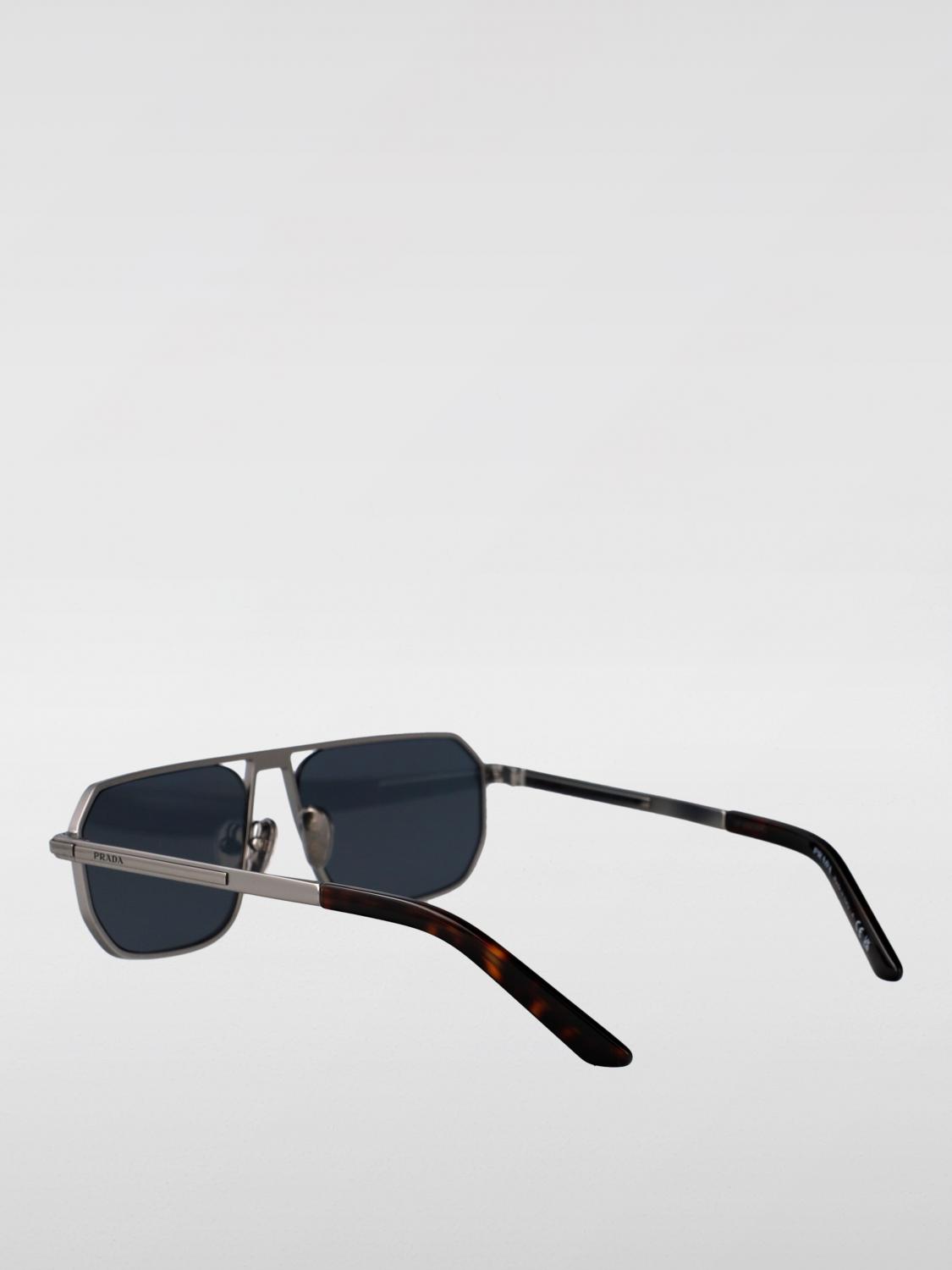 PRADA 선글라스: Prada 메탈 선글라스, 그레이 - Img 3