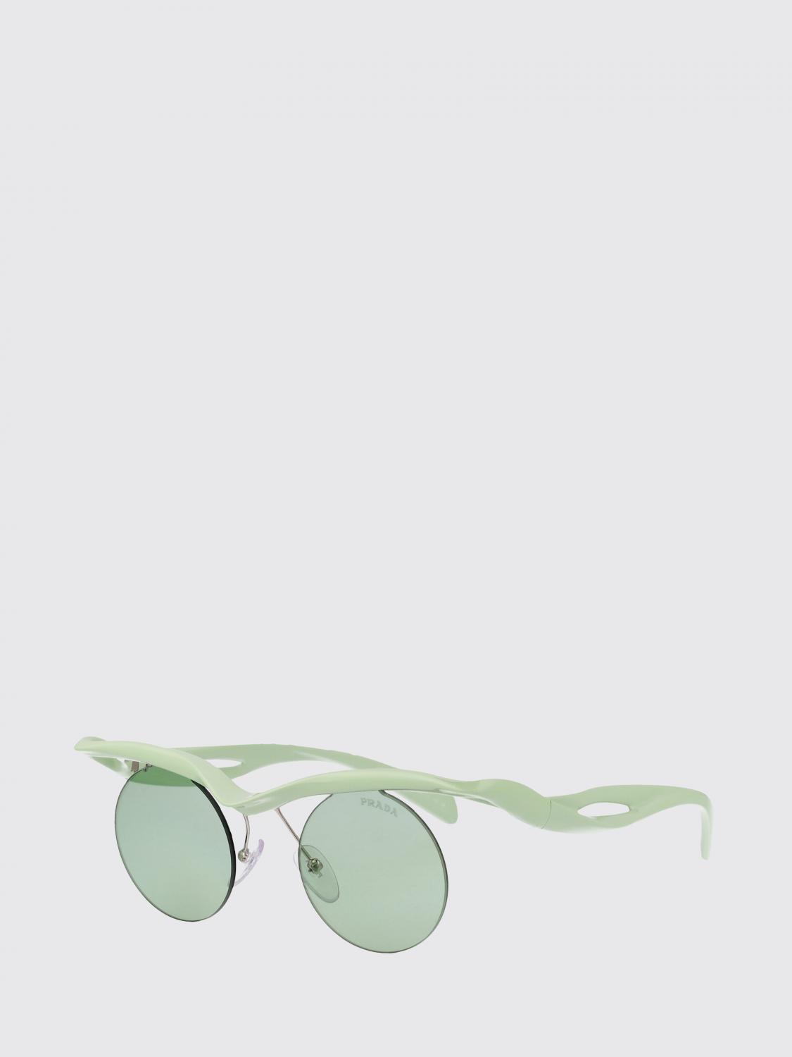 PRADA OCCHIALI DA SOLE: Occhiali da sole Morph 0PRA18S Prada in acetato, Verde - Img 1