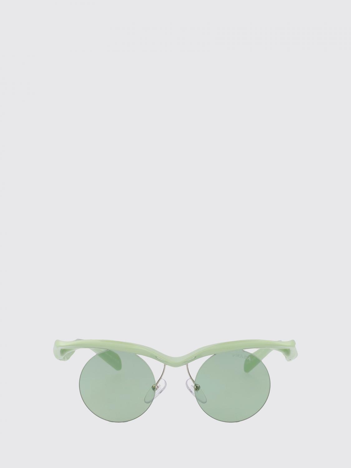 PRADA OCCHIALI DA SOLE: Occhiali da sole Morph 0PRA18S Prada in acetato, Verde - Img 2