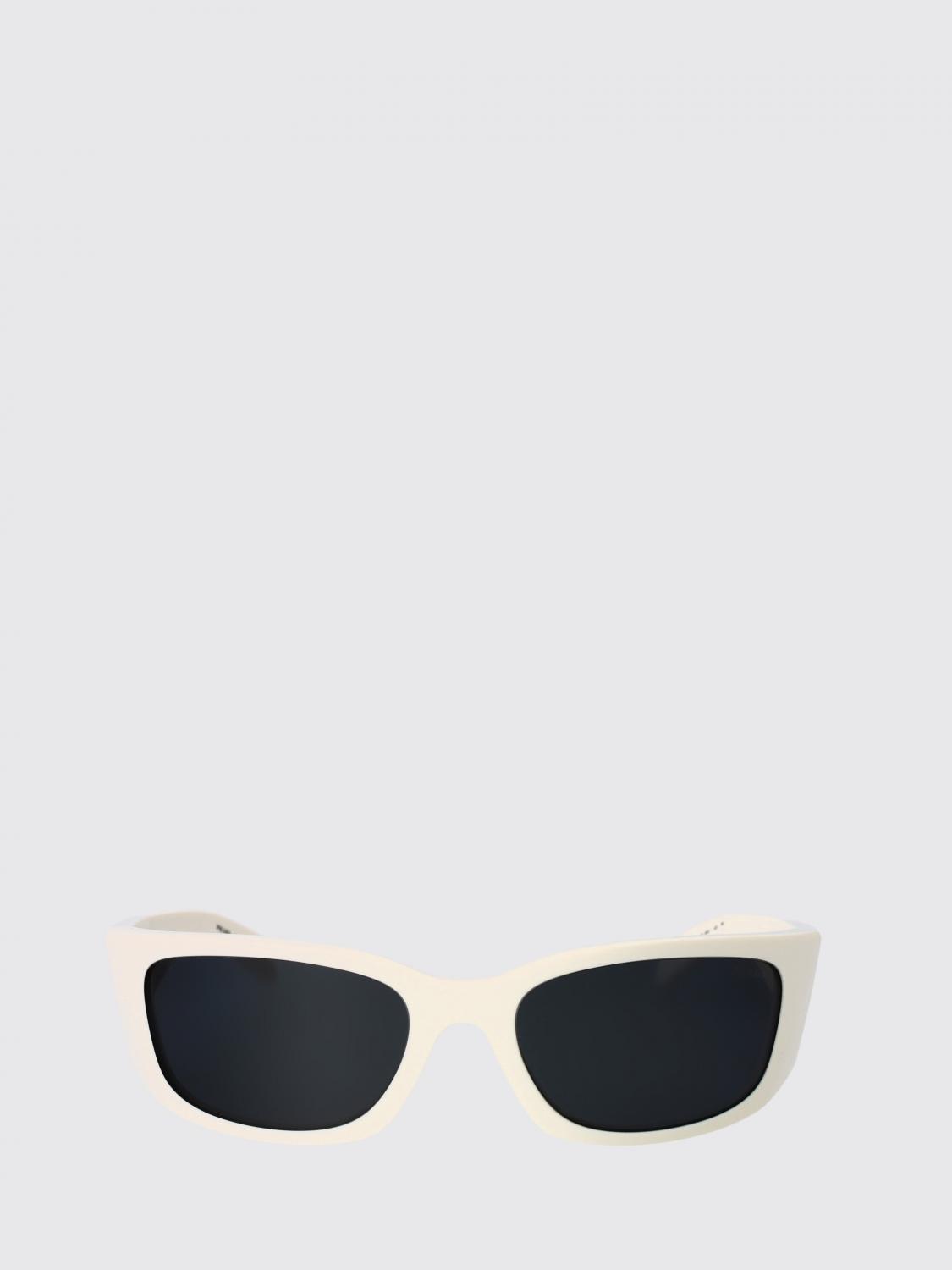 PRADA OCCHIALI DA SOLE: Occhiali da sole in acetato Prada, Bianco - Img 2