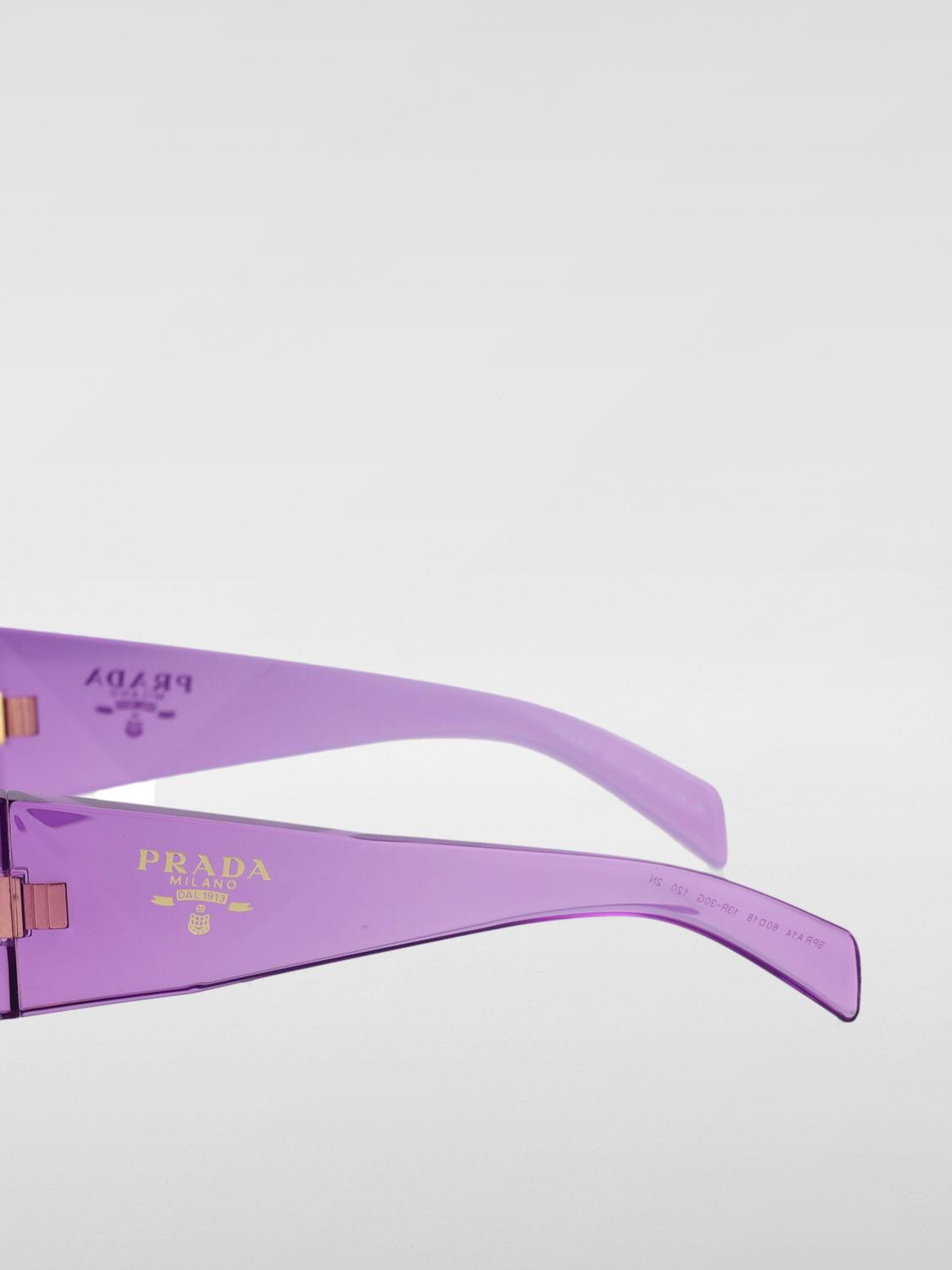 PRADA GAFAS DE SOL: Gafas de sol Prada de acetato, Trasparente - Img 4