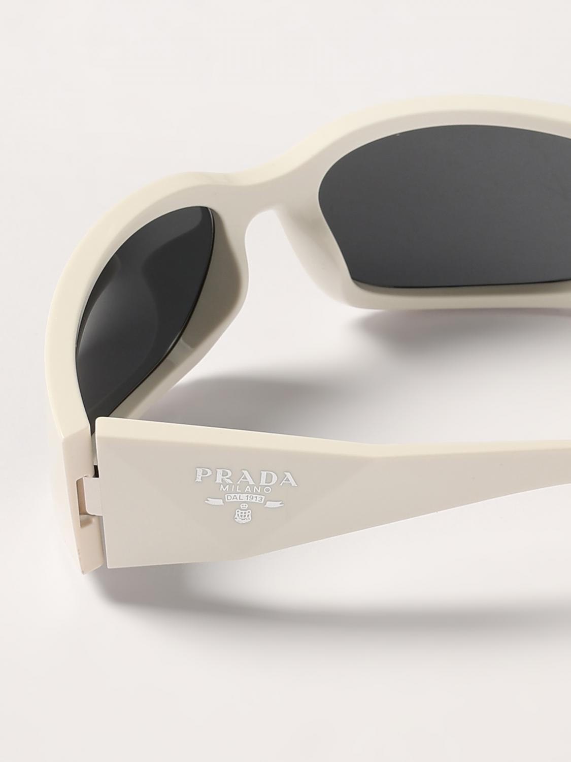PRADA サングラス: Prada アセテートサングラス, ホワイト - Img 5