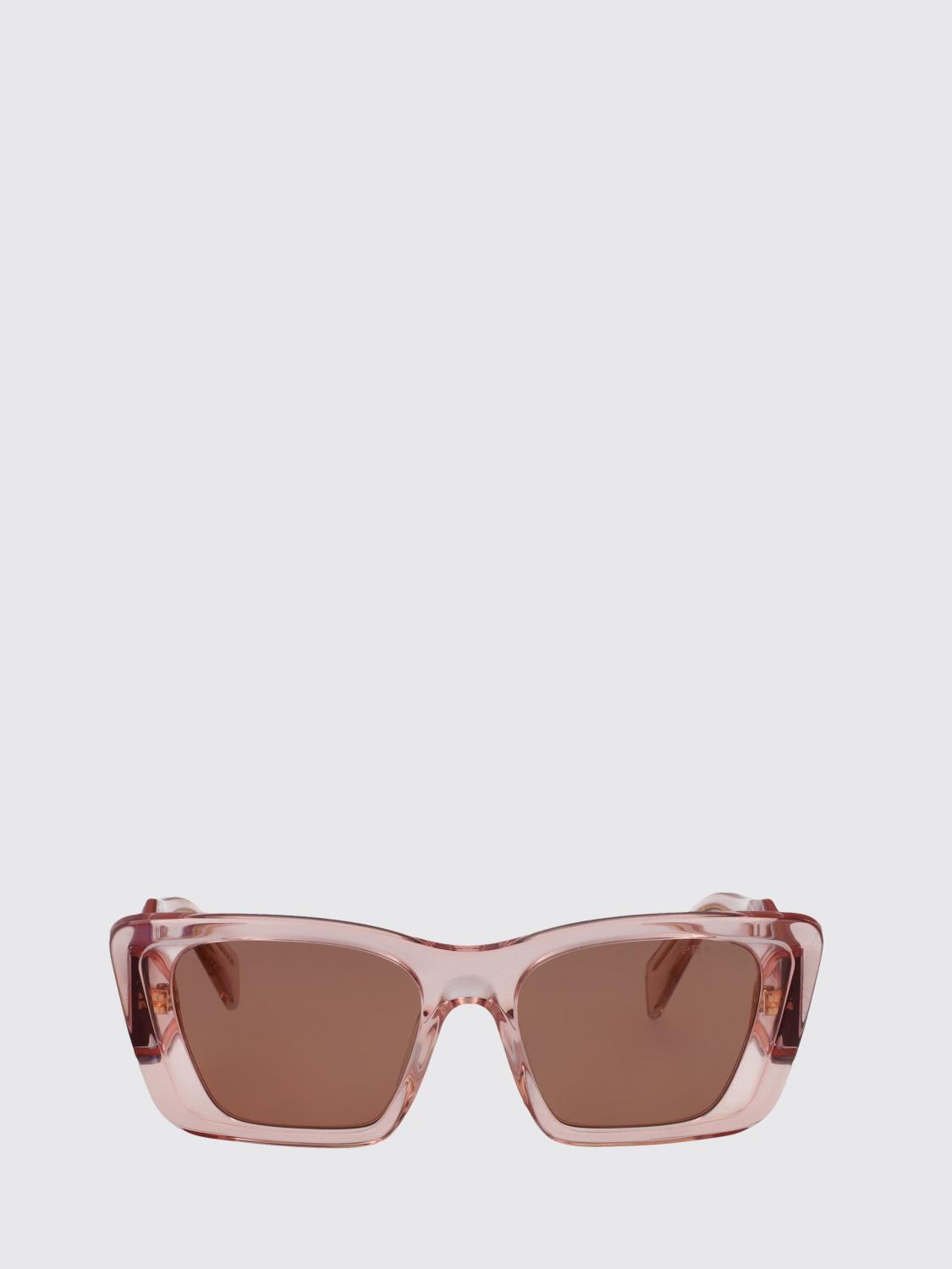 PRADA GAFAS DE SOL: Gafas de sol Prada de acetato, Naranja - Img 1