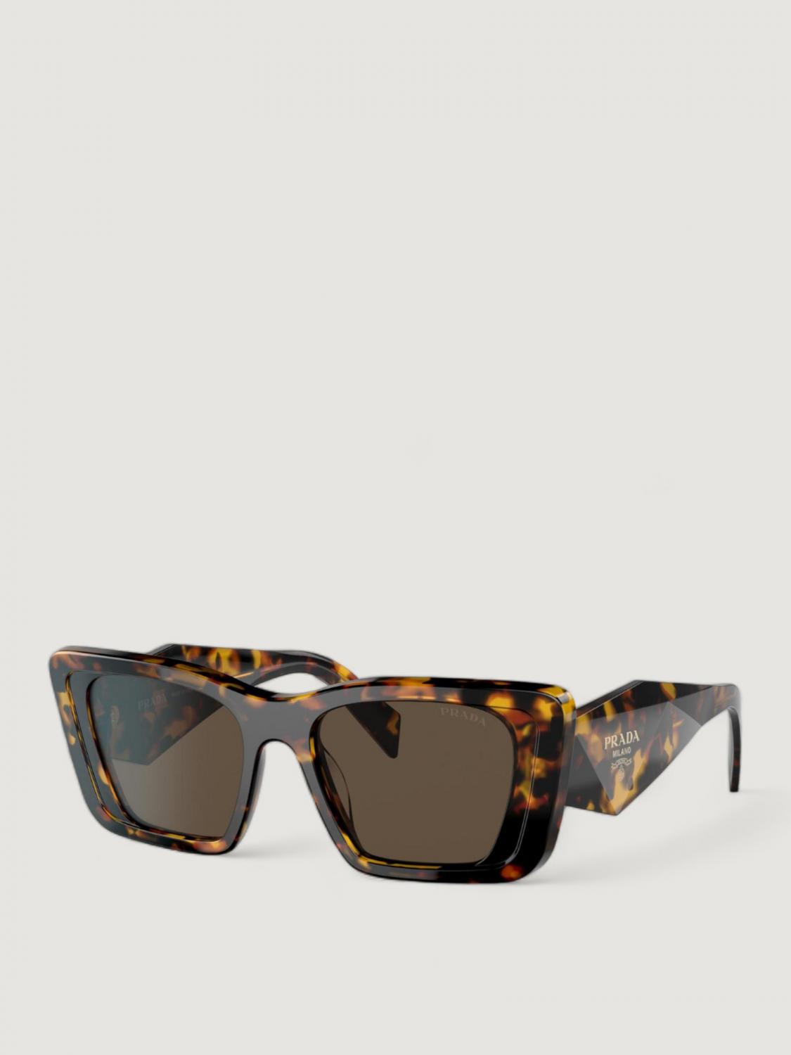 PRADA GAFAS DE SOL: Gafas de sol Prada de acetato, Marrón - Img 1