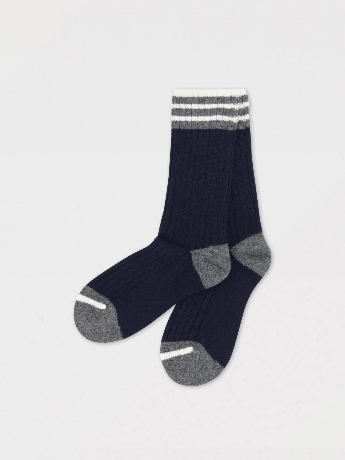 BRUNELLO CUCINELLI SOCKS: Socks men Brunello Cucinelli, Navy - Img 2