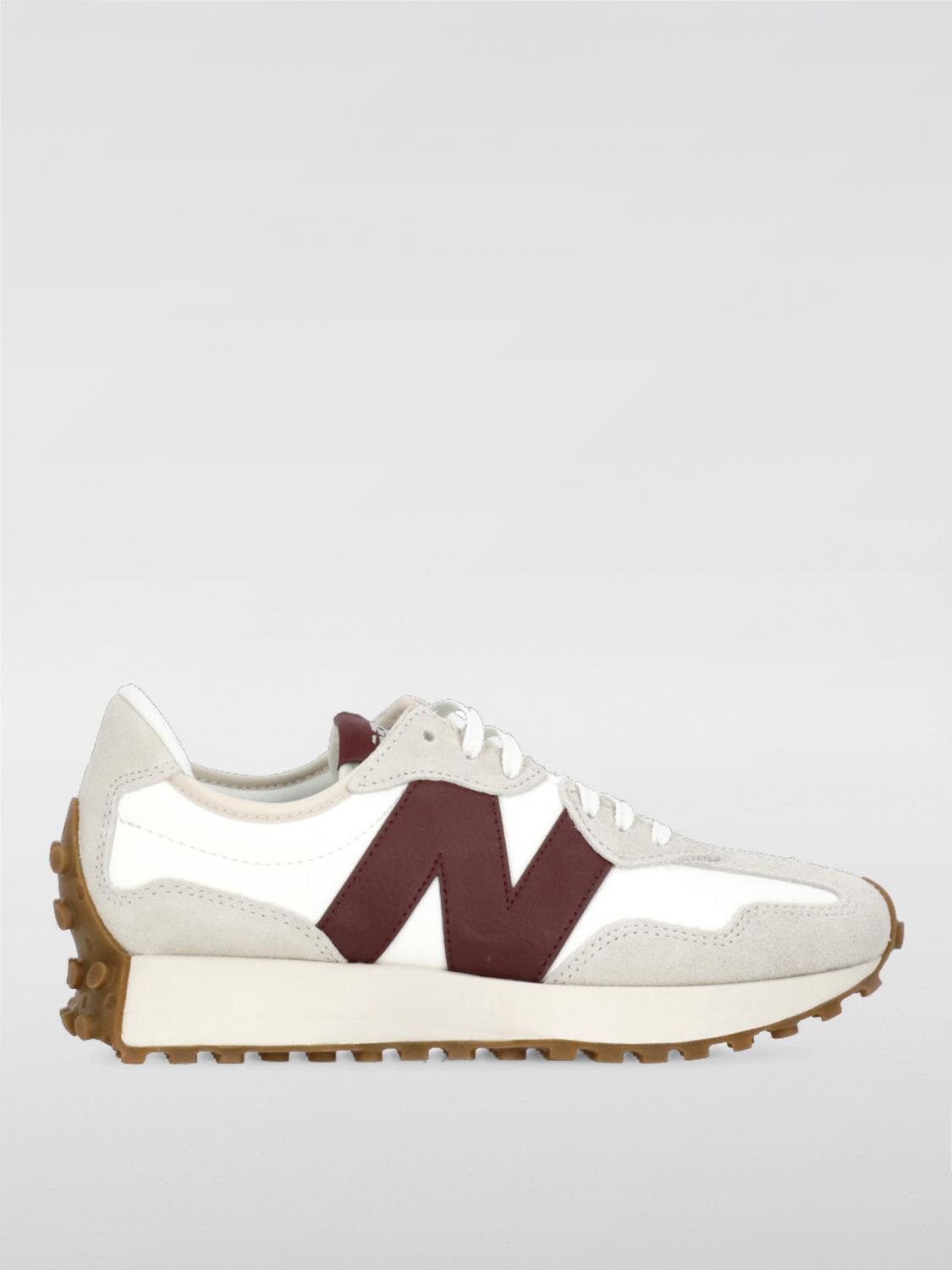 NEW BALANCE SNEAKERS: Sneakers 327 New Balance in pelle , Avorio - Img 1