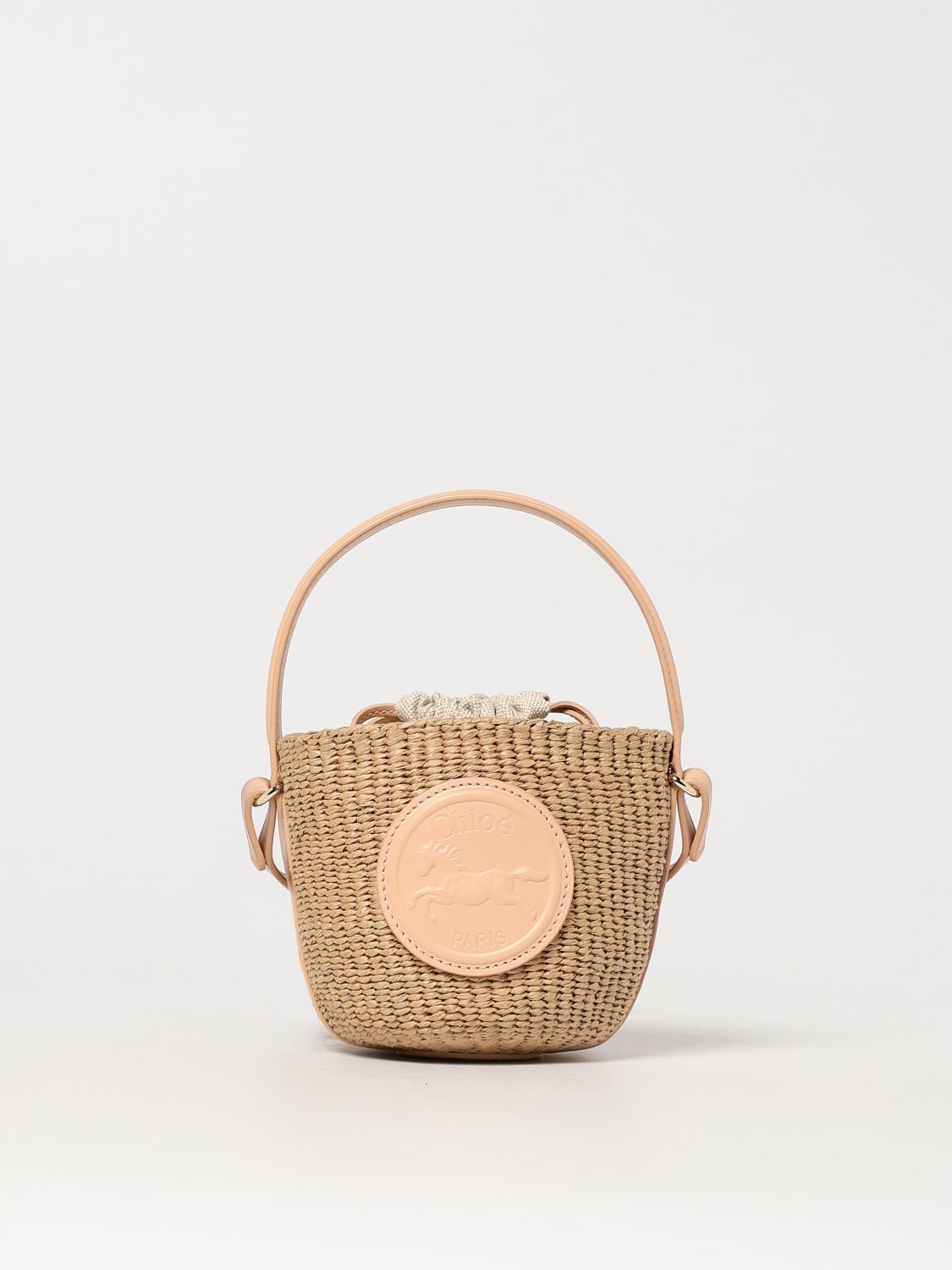 CHLOÉ MINI BOLSO: Bandolera mujer ChloÉ, Albaricoque - Img 1