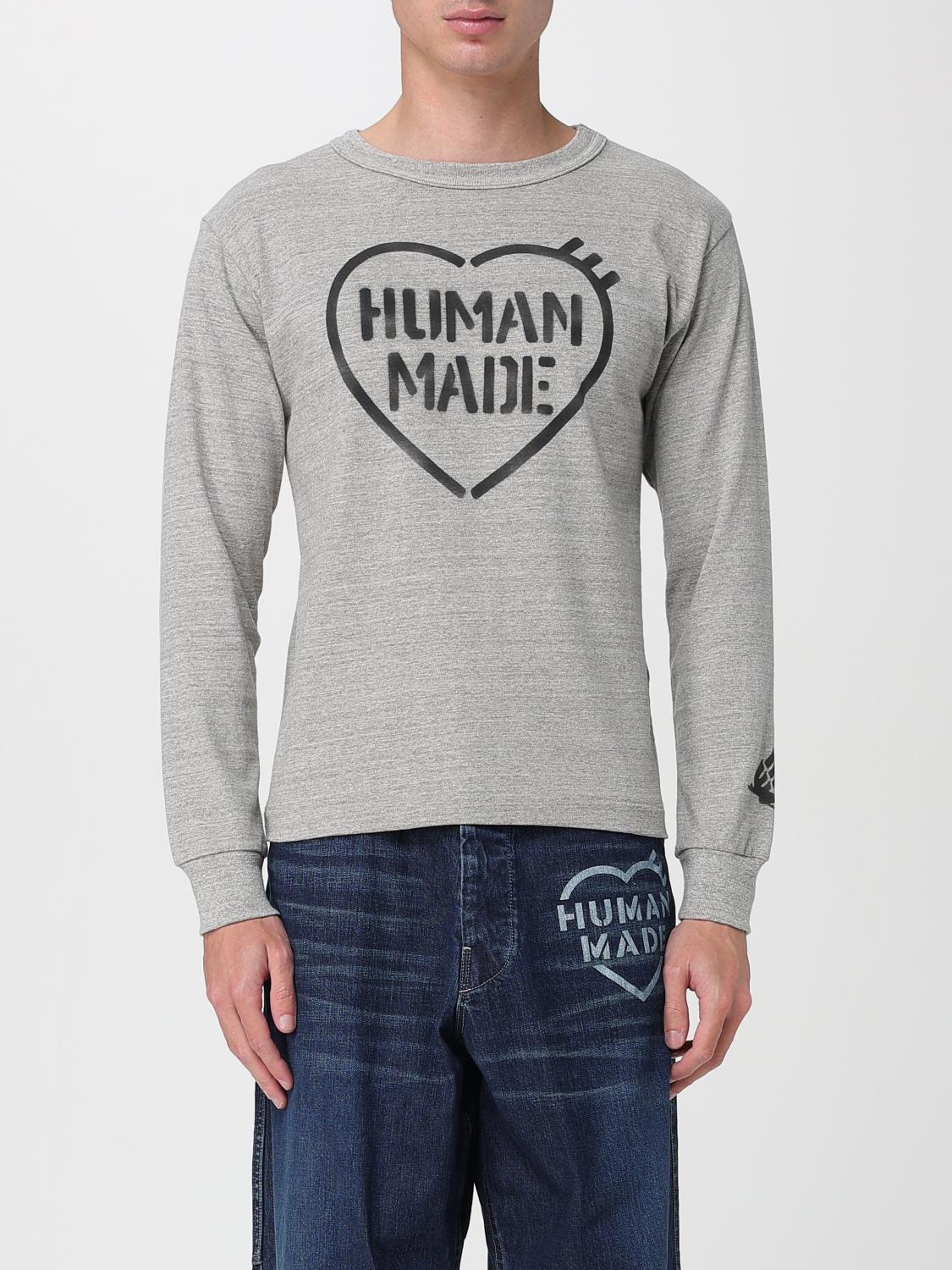 HUMAN MADE T-SHIRT: Jumper men Human Made, Grey - Img 1