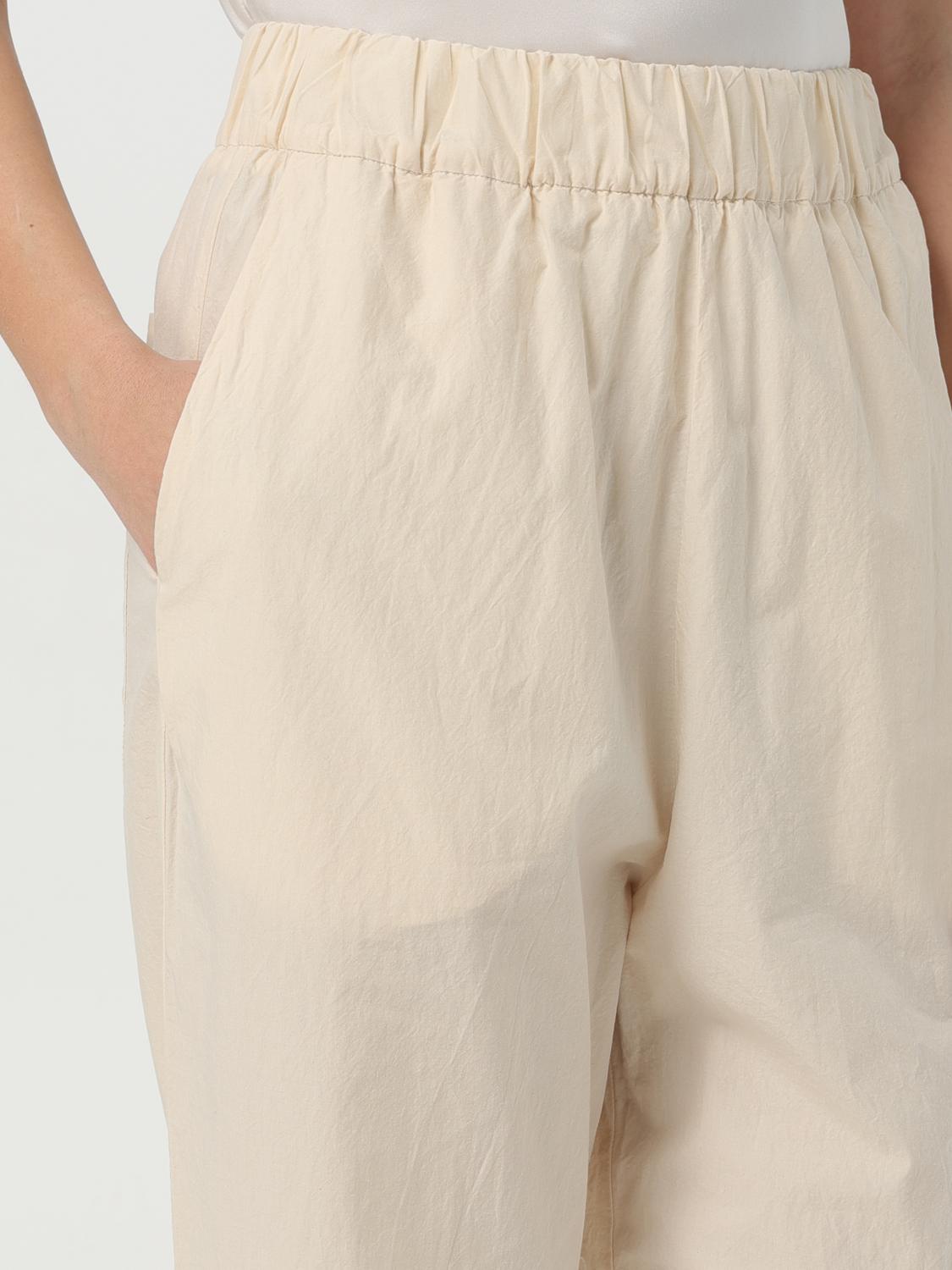 BARENA PANTALONI: Pantalone basic Barena in cotone , Ecru - Img 3